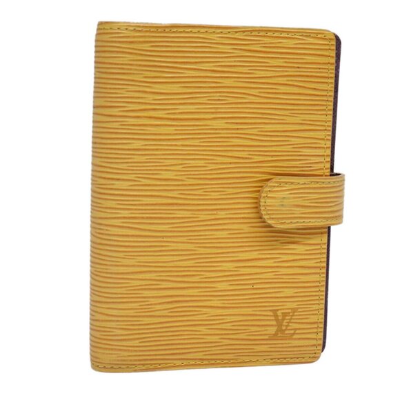LOUIS VUITTON Epi Agenda PM Day Planner Cover Yellow - Picture 1 of 16